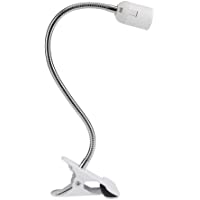 Los mejores  - Lámpara Escritorio LED- lampara pinza con Ajustable 400MM flexo de pinza Lectura nocturna 360 Grados con Clip…